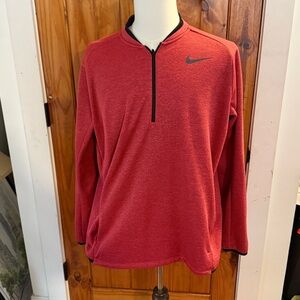 Nike Red Dri-Fit Golf quarter zip pullover size XL